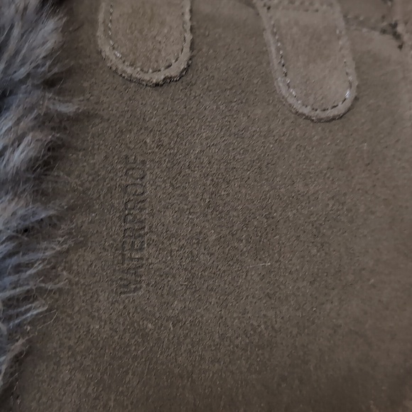 Northside Kathmandu Tan Suede Duck Boot Faux Fur Lined Size 9 - Picture 4 of 7